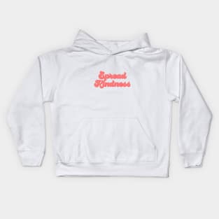 spread kindness red Kids Hoodie